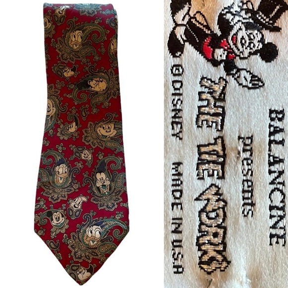 Disney Characters Silk Tie - Picture 1 of 5